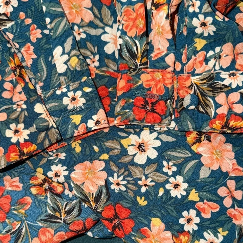 Ivy City Co Mini Naomi Floral Dress with Puff Ruffle Sleeves, 6/7